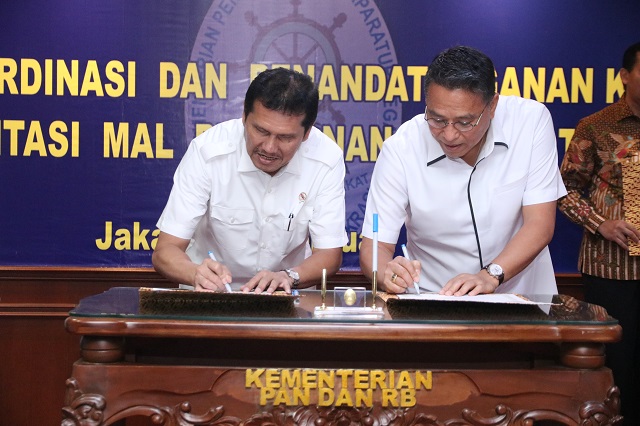 20180207 MENTERI SESMEN DEP YANLIK STAFSUS STAFLI Implementasi Mal Pelayanan Publik MPP 8
