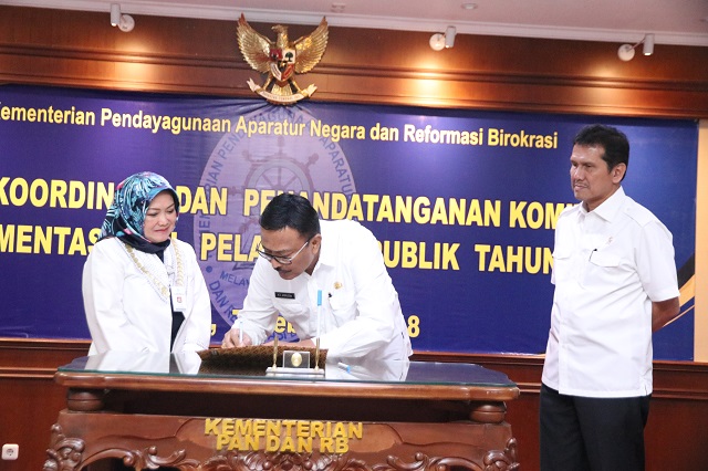 20180207 MENTERI SESMEN DEP YANLIK STAFSUS STAFLI Implementasi Mal Pelayanan Publik MPP 8
