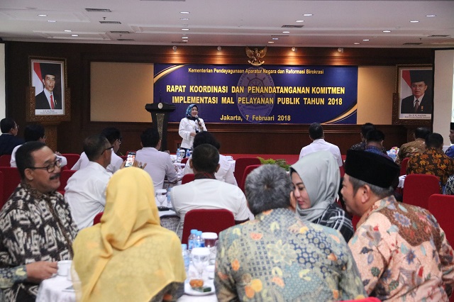 20180207 MENTERI SESMEN DEP YANLIK STAFSUS STAFLI Implementasi Mal Pelayanan Publik MPP 8