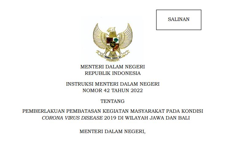 20220906 Pemerintah Lanjutkan PPKM