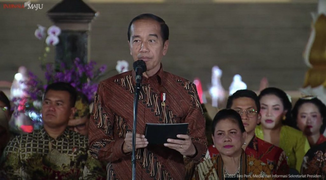 20231002 Presiden Harapkan Istana Berbatik Tumbuhkan Kebanggaan Masyarakat Terhadap Batik