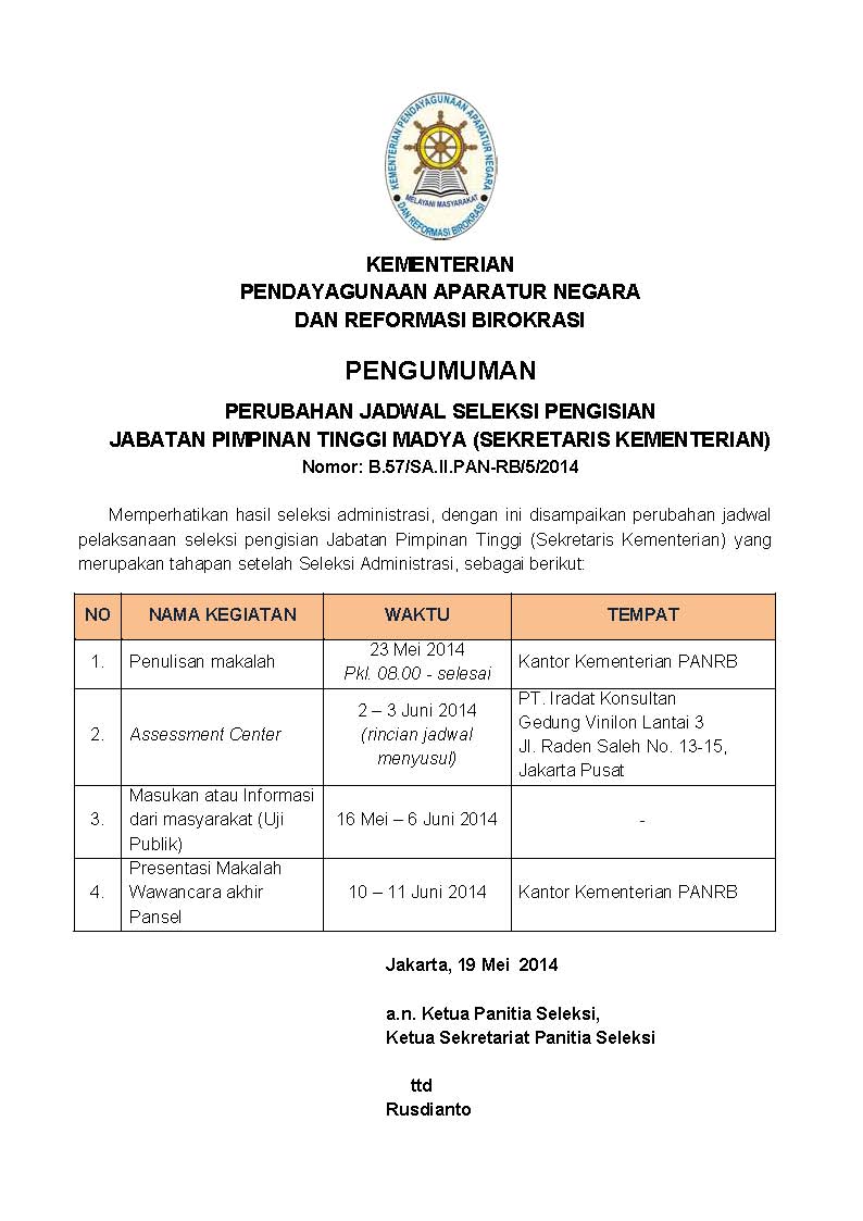 20140519 perubahan-jadwal-selek-sesmen