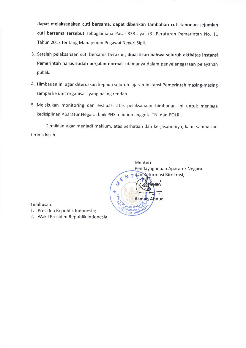 Surat Permohonan Cuti Anggota Polri - SuratMenyurat.net