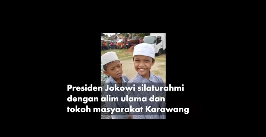 20180607 Presiden Joko Widodo Kunjungi Kios Modern NU di Karawang