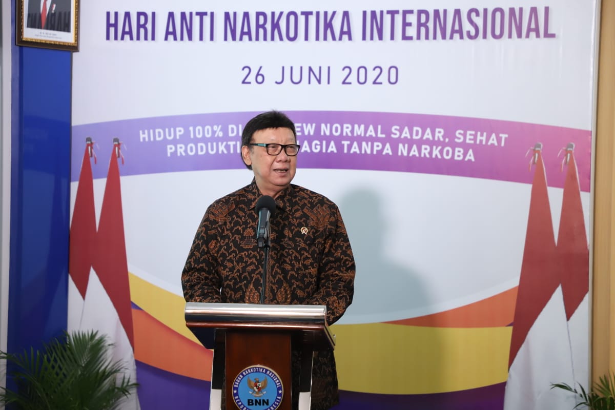 20200626 Penandatanganan SKB Pelaksanaan Pencegahan dan Penanganan Penyalahgunaan dan Peredaran Gelap Narkotika Psikotropika dan Bahan Berbahaya Lainnya 2