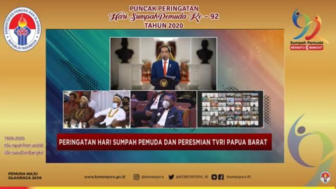 20201028 Peringatan Hari Sumpah Pemuda Ke 92 dan Peresmian TVRI Papua Barat 2