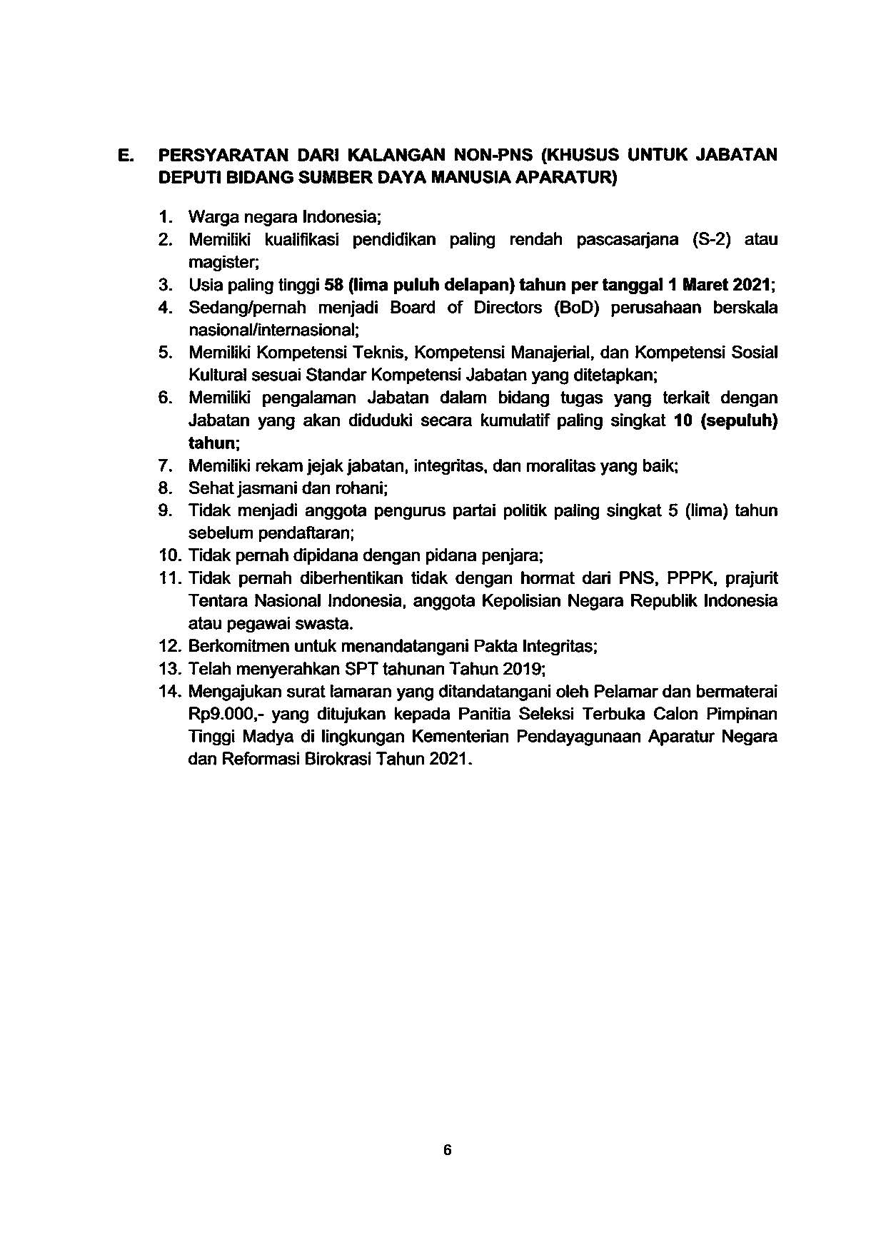 20210111 Pengumuman Seleksi Terbukan Calon JPT Madya Kementerian PANRB Page 06