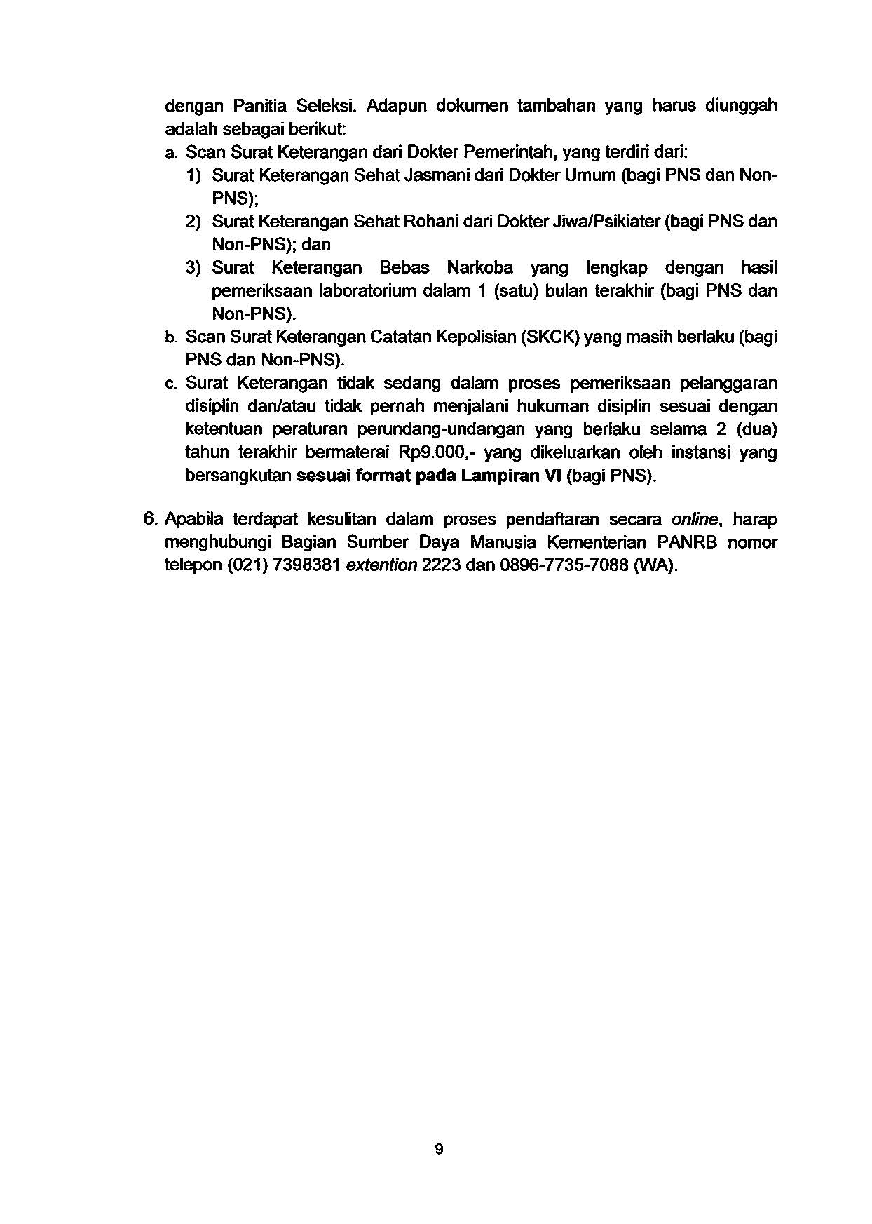 20210111 Pengumuman Seleksi Terbukan Calon JPT Madya Kementerian PANRB Page 09