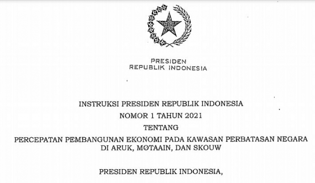 20210120 Inpres Nomor 1 Tahun 2021