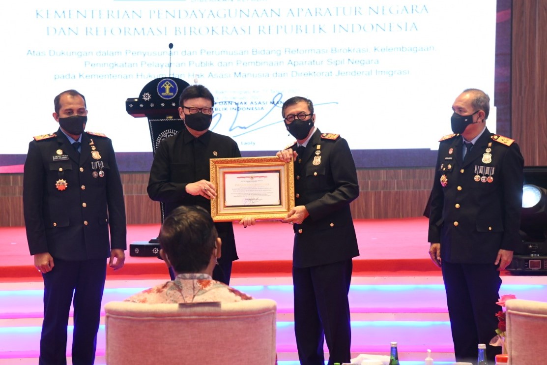 20210126 Deklarasi Janji Kinerja dan Pembangunan ZI Kementerian Hukum dan HAM