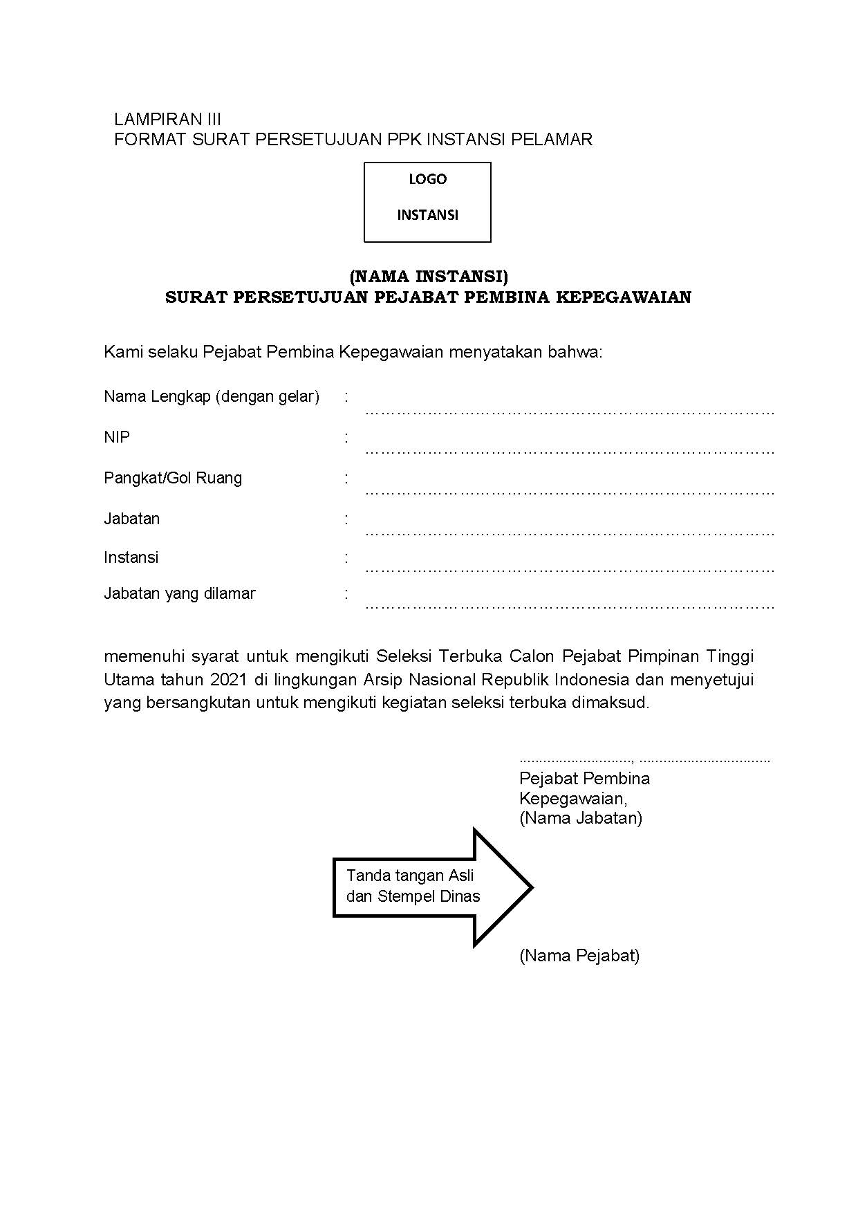 20210301 Pengumuman Seleksi Terbuka Calon JPT Utama Kepala ANRI Page 14