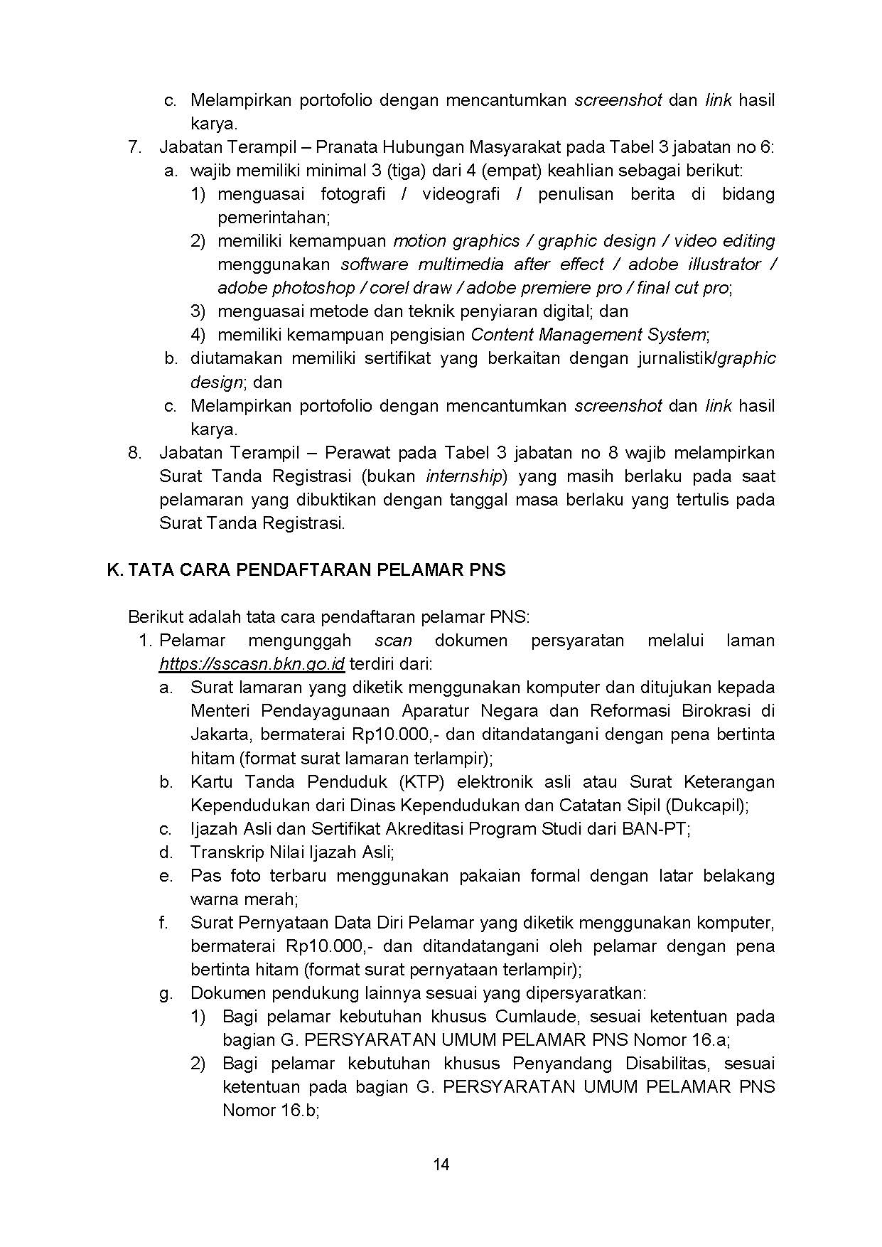 20210630 Pengumuman Pengadaan ASN Kementerian PANRB 2021 Page 14rev