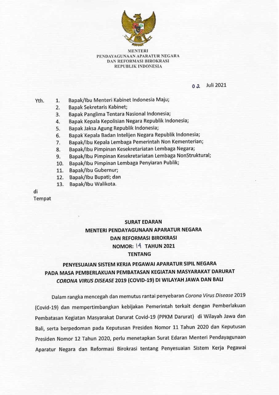 50++ Contoh surat edaran wfh perusahaan terbaru terbaru