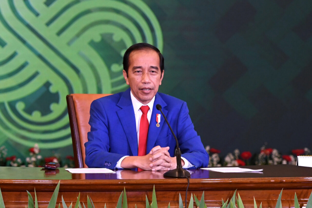 20210719 Presiden Jokowi Dorong Solidaritas dan Kerja Sama Global Tangani Pandemi pada KTT Informal APEC
