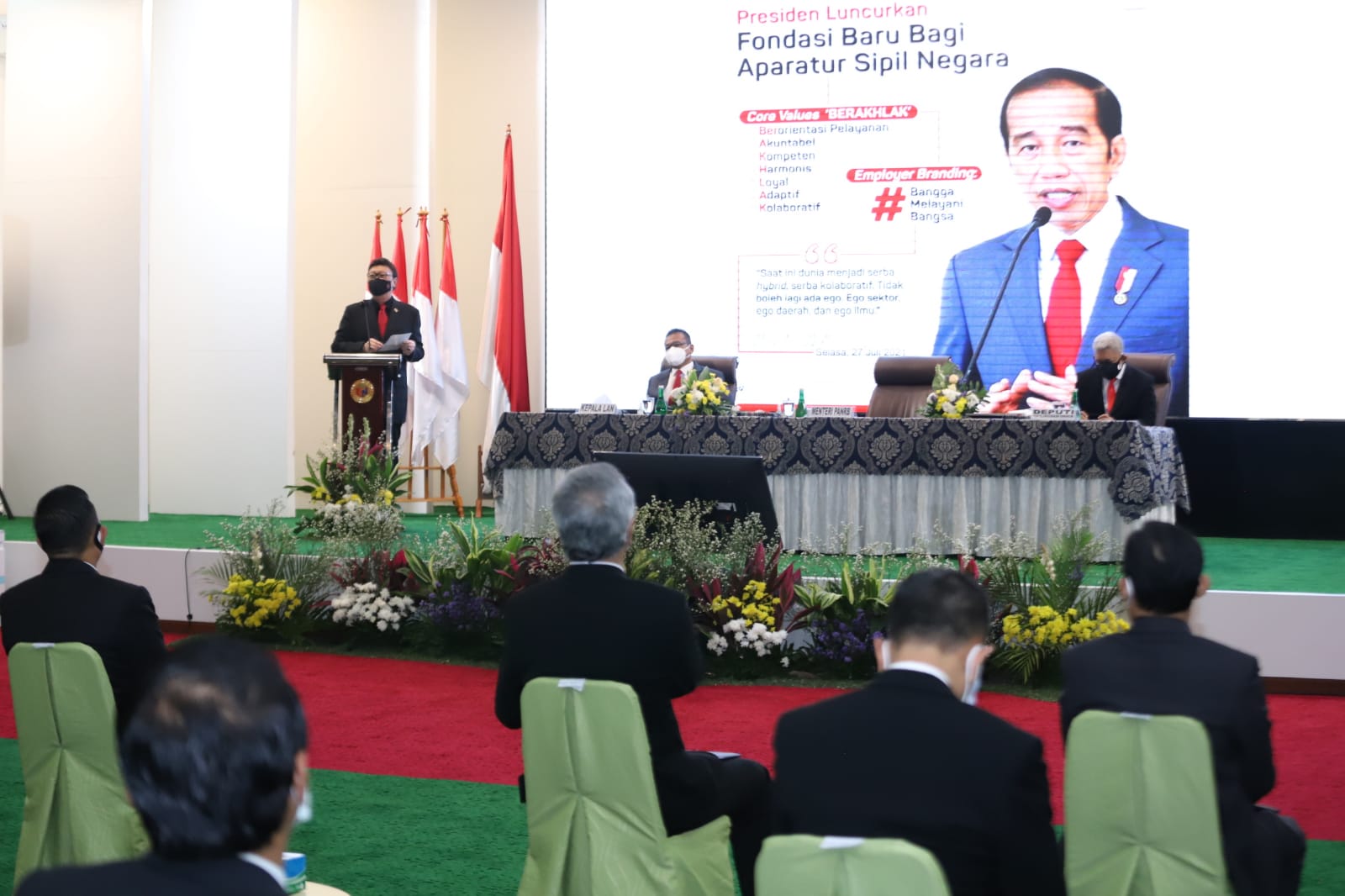 20210730 Menteri Tjahjo Minta Pimpinan Jadi Teladan Penerapan BerAKHLAK 3