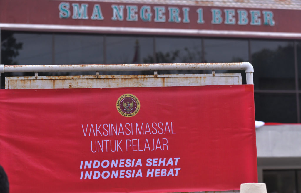 20210901 Pemerintah Upayakan Progam Vaksinasi bagi Para Pelajar secara Meluas