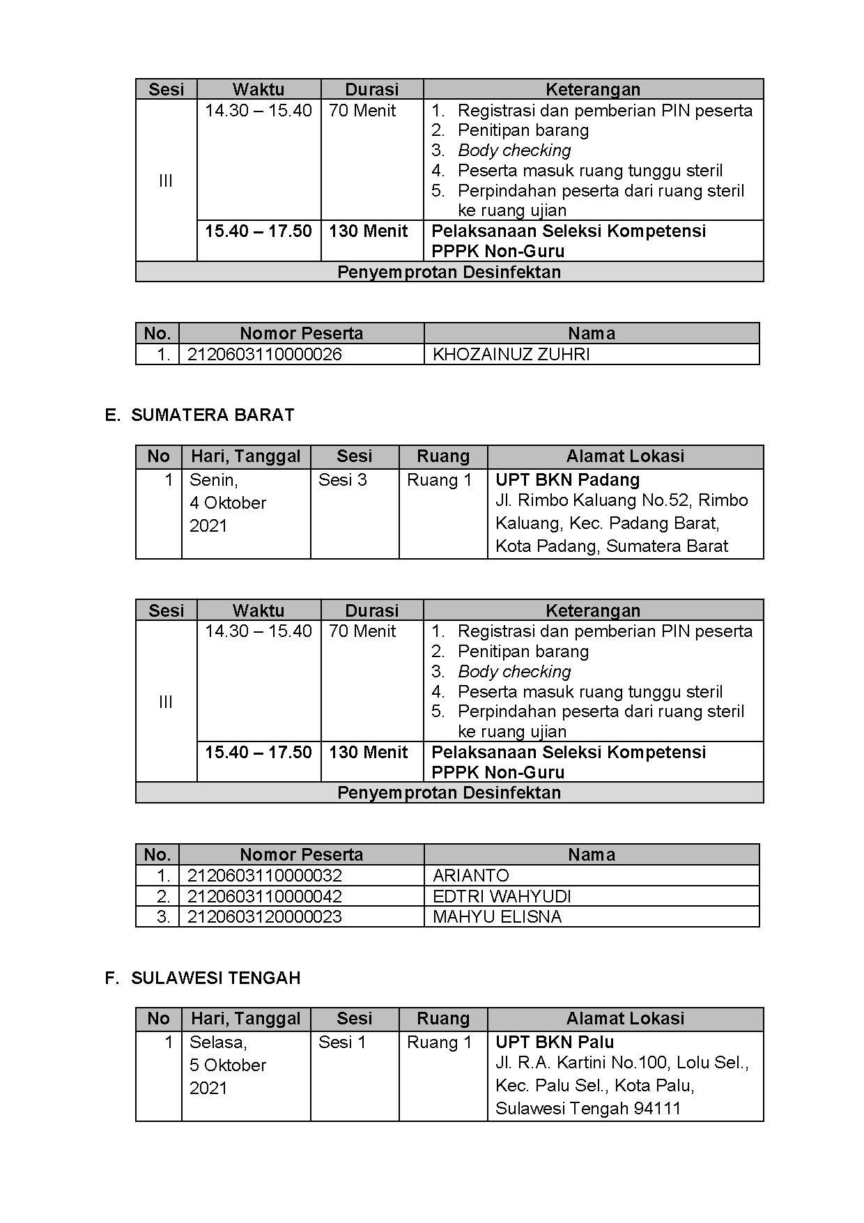 20210913 Lampiran I Pengumuman Jadwal Seleksi Kompetensi PPPK TA 2021 Page 03