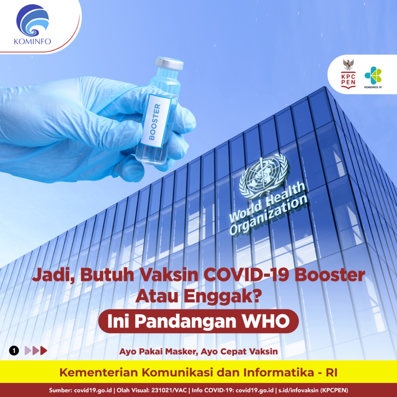 20211025 Jadi Butuh Vaksin COVID 19 Booster Atau Enggak Ini Pandangan WHO 3