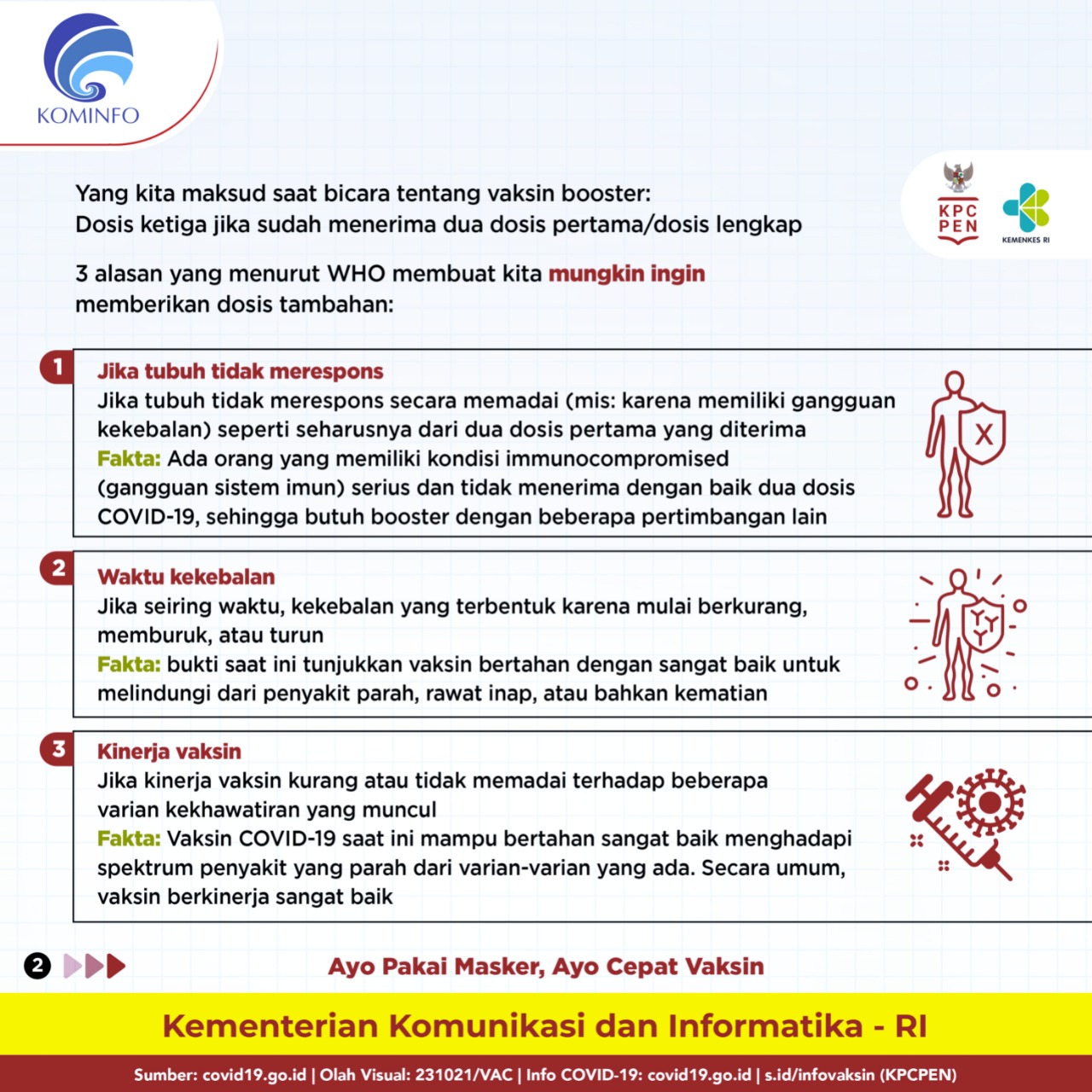 20211025 Jadi Butuh Vaksin COVID 19 Booster Atau Enggak Ini Pandangan WHO 3