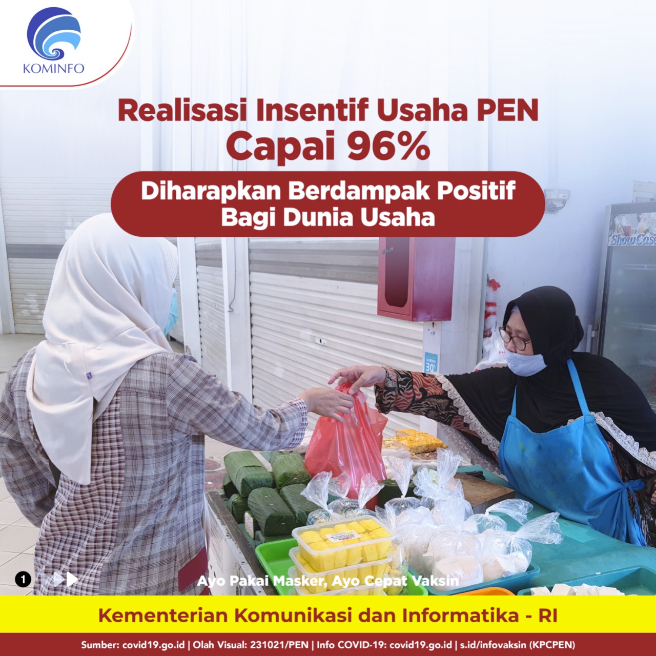 20211026 Realisasi Insentif Usaha PEN Mencapai 96 Diharapkan Berdampak Positif Bagi Dunia Usaha