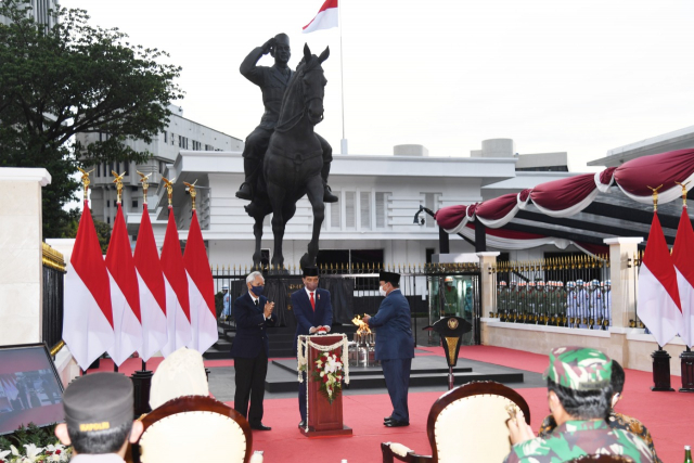 20211110 Presiden Jokowi Resmikan Tugu Api Semangat Indonesia Merdeka Tidak Pernah Padam