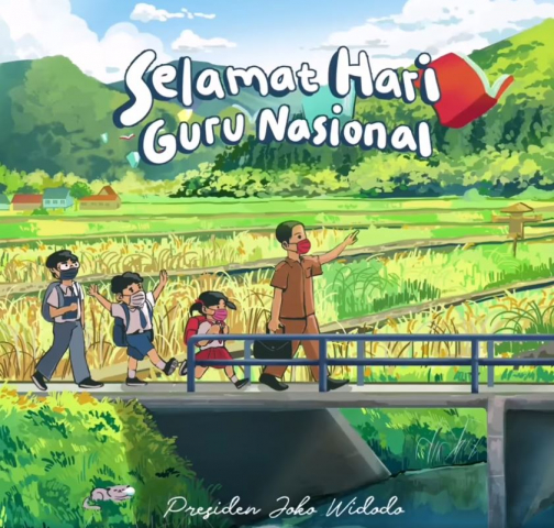 20211126 Hari Guru Nasional 2021 Presiden Mari Bersama Pulihkan Pendidikan