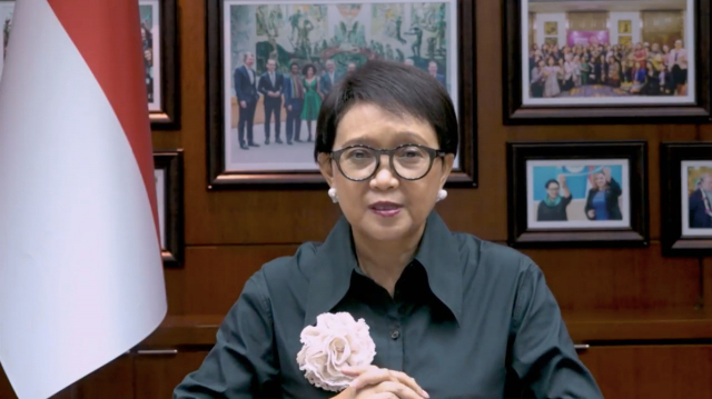 20211209 Menlu RI Indonesia Berkomitmen Tambah 1.000 Personel Penjaga Perdamaian