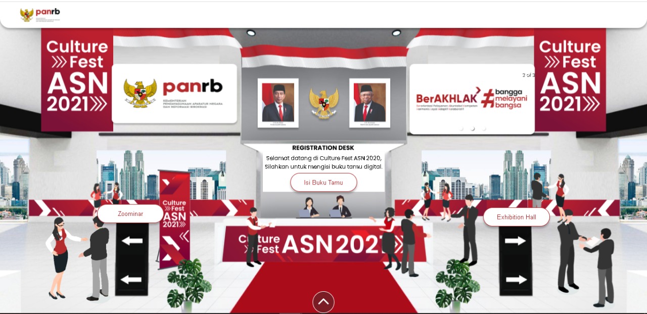 20211220 Instansi Pemerintah Pamer Penerapan BerAKHLAK di ASN Culture Fest 2021 2