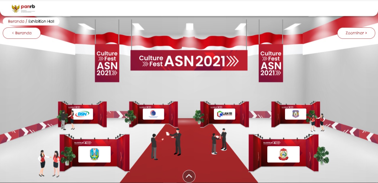 20211220 Instansi Pemerintah Pamer Penerapan BerAKHLAK di ASN Culture Fest 2021 3