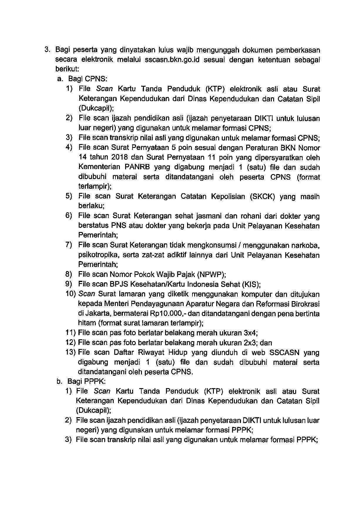 20211223 01 PENGUMUMAN HASIL AKHIR PENGADAAN ASN KEMENTERIAN PANRB 2021 Page 2