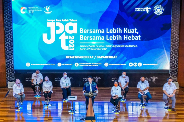 20211228 Kemenparekraf Menargetkan Devisa Pariwisata Naik 17 Miliar Dolar AS di 2022