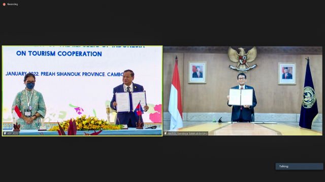 20220121 Indonesia Kamboja Sepakati Kerja Sama Pariwisata untuk Percepat Pemulihan Ekonomi