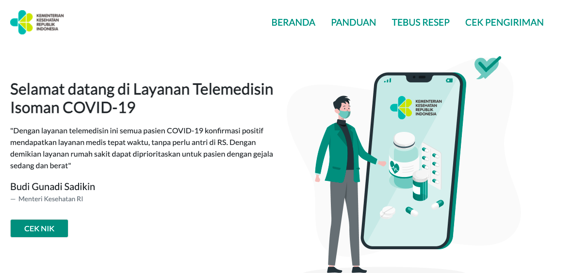 20220127 Inilah Prosedur Layanan Telemedisin Bagi Pasien Isolasi Mandiri Terkonfirmasi Omicron