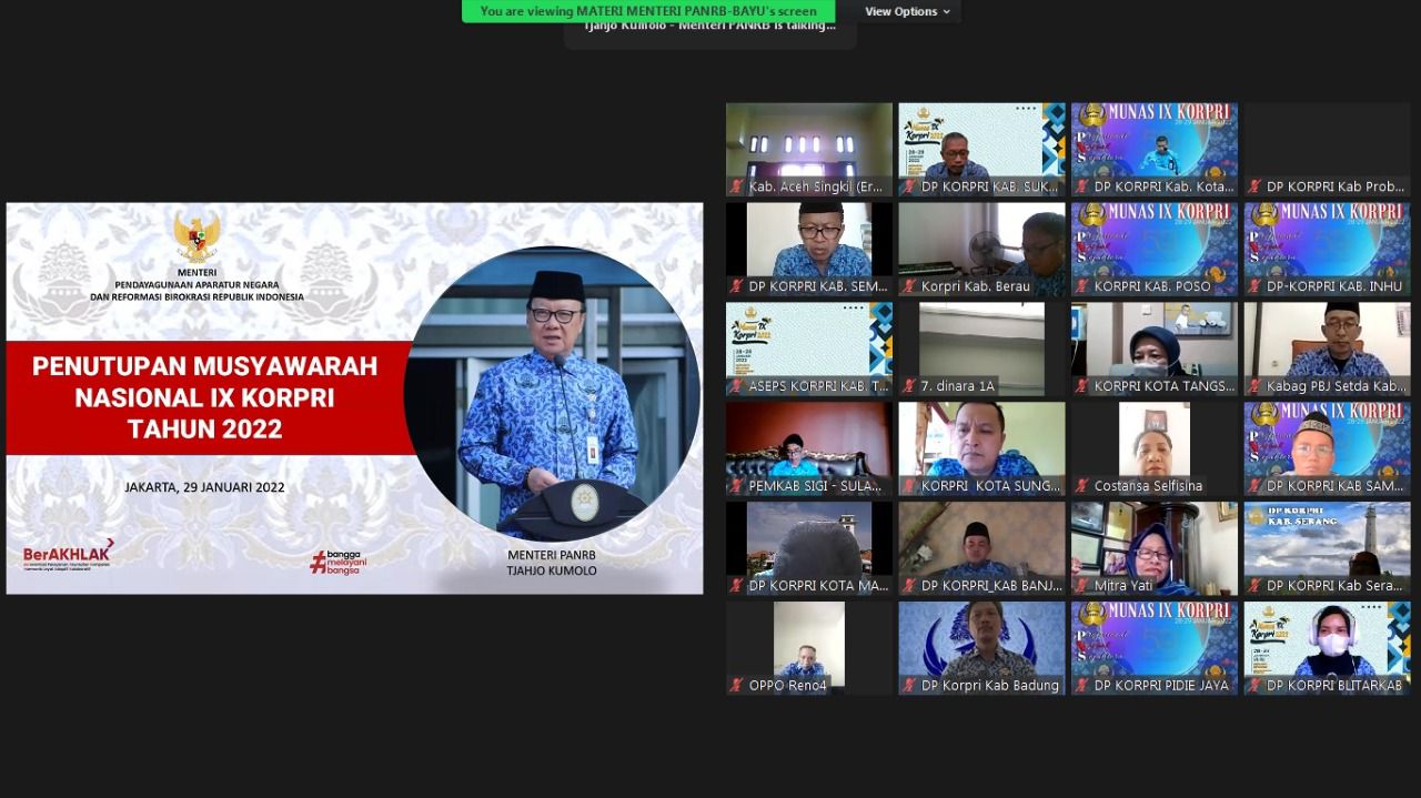 20220129 Transformasi KORPRI Perkuat Reformasi Birokrasi 2