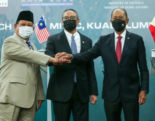 20220329 Indonesia Filipina Malaysia Perkuat Kerja Sama Keamanan Maritim