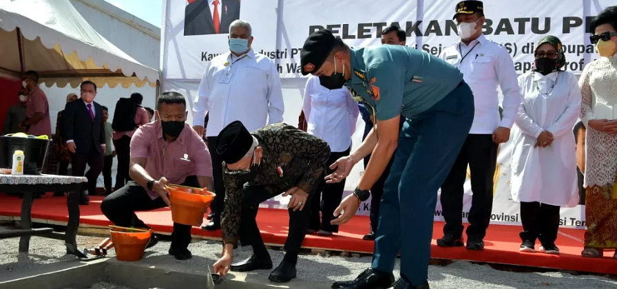 20220519 Wapres Saat Peletakan Batu Pertama