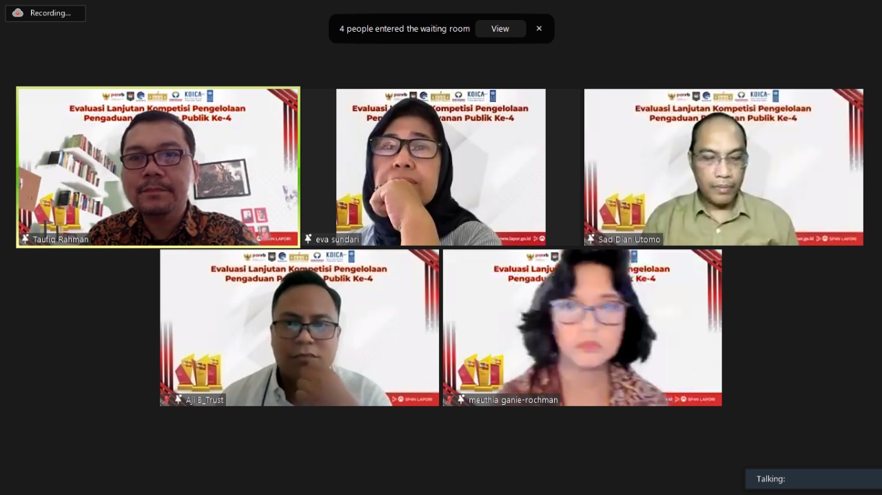 20220524 51 Pengelola Pengaduan Pelayanan Publik Jalani Tahap Presentasi dan Wawancara 2