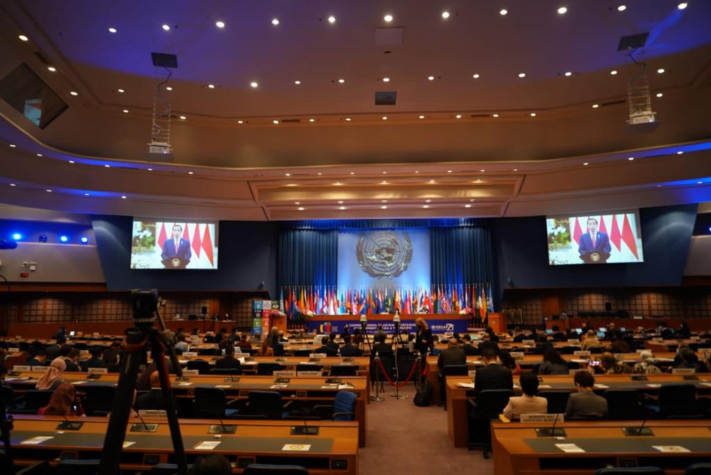 20220524 Presiden sampaikan Pesan di Pertemuan UNESCAP