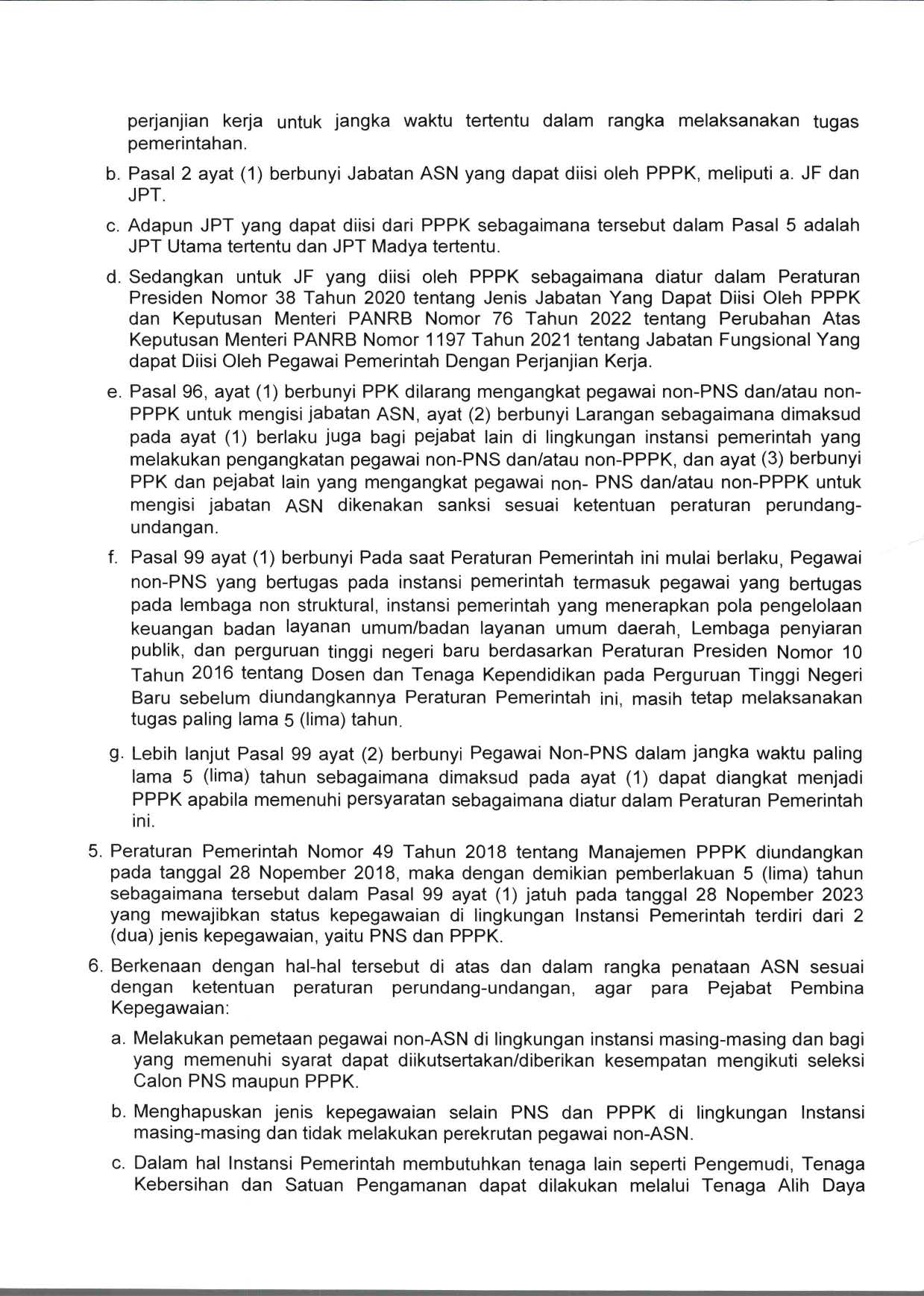 20220602 Status Kepegawaian di Lingkungan Instansi Pemerintah Pusat dan Daerah Page 2