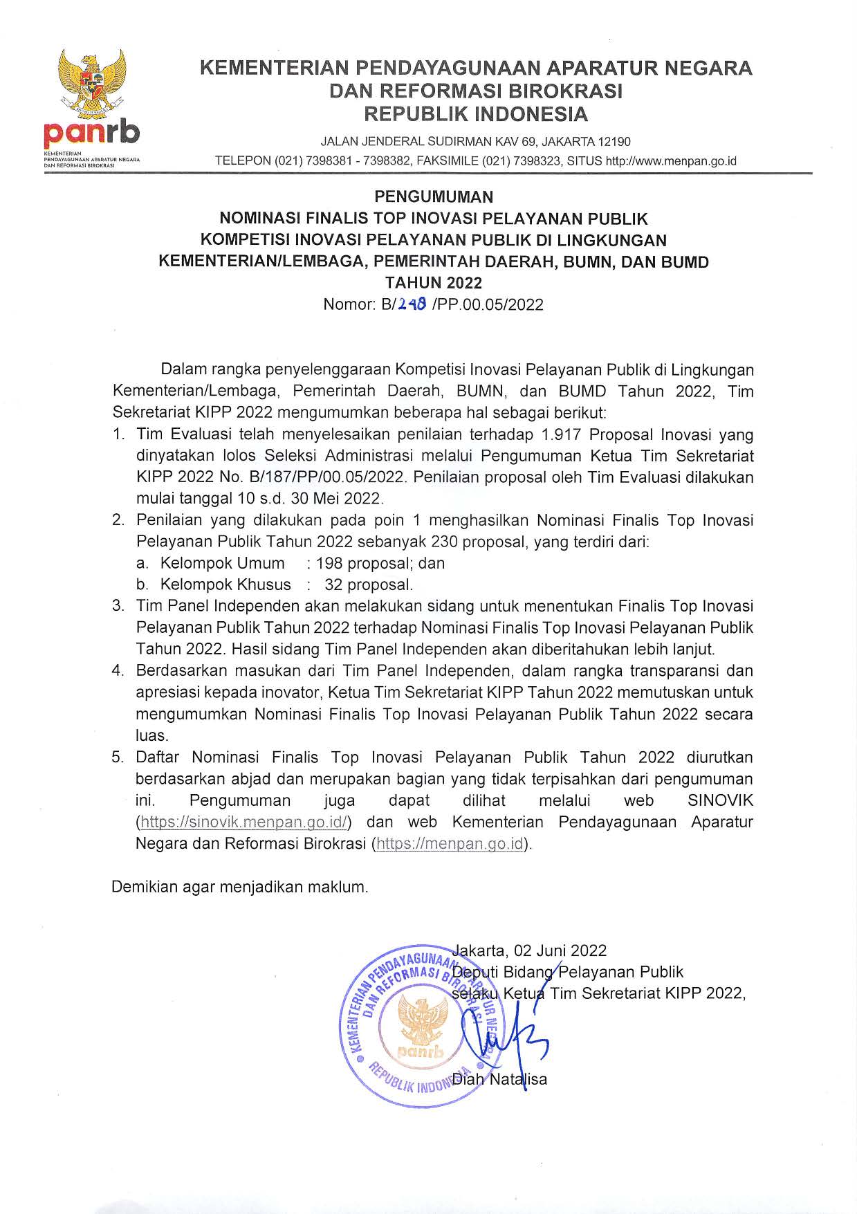 20220603 S Pengumuman Nominasi Finalis KIPP 2022 Page 01