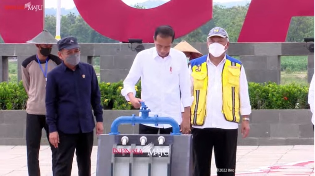 20221220 Presiden Resmikan Bendungan Semantok di Nganjuk
