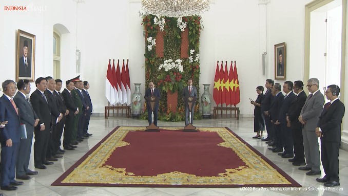 20221222 Presiden Jokowi Bahas Peningkatan Kemitraan Strategis Bilateral dan Kawasan