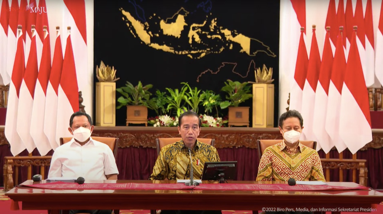 20221230 Presiden Jokowi Umumkan Pencabutan Kebijakan PPKM
