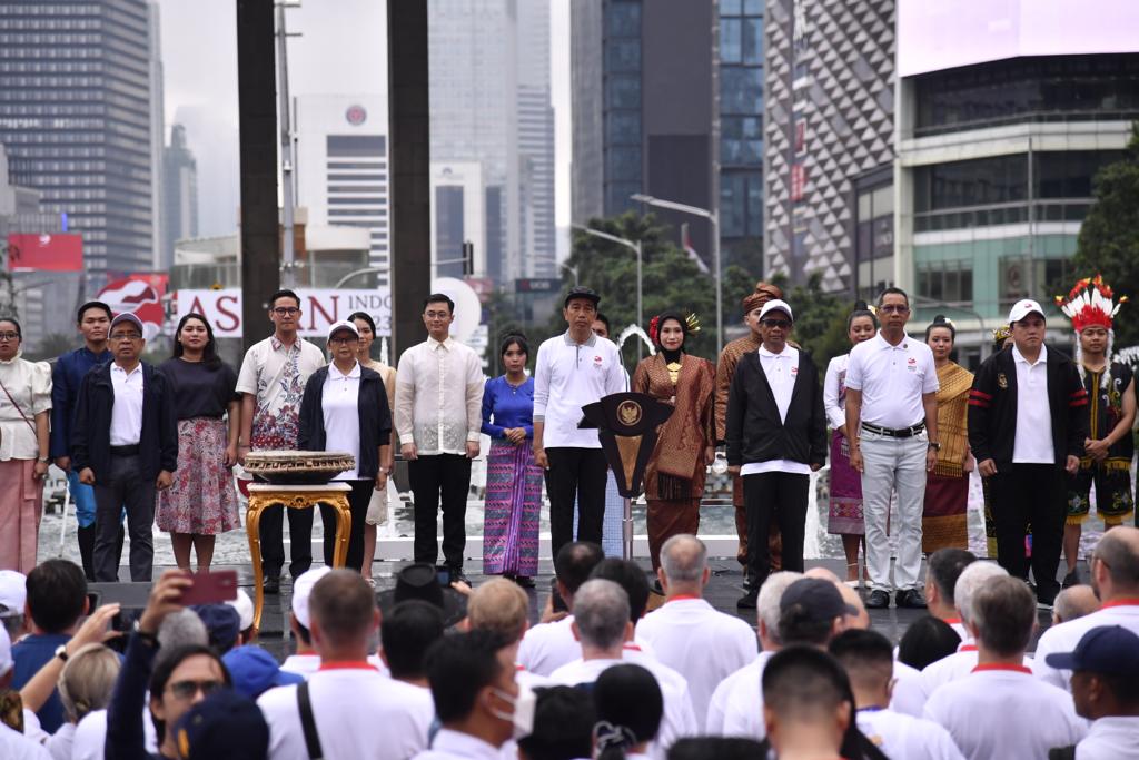 20230130 Presiden Joko Widodo Luncurkan Keketuaan Indonesia di ASEAN 2023