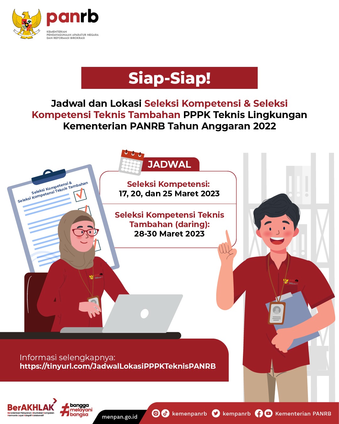 Siap-Siap! Kemenpan RB Telah Umumkan Jadwal dan Lokasi Seleksi Kompetensi PPPK 