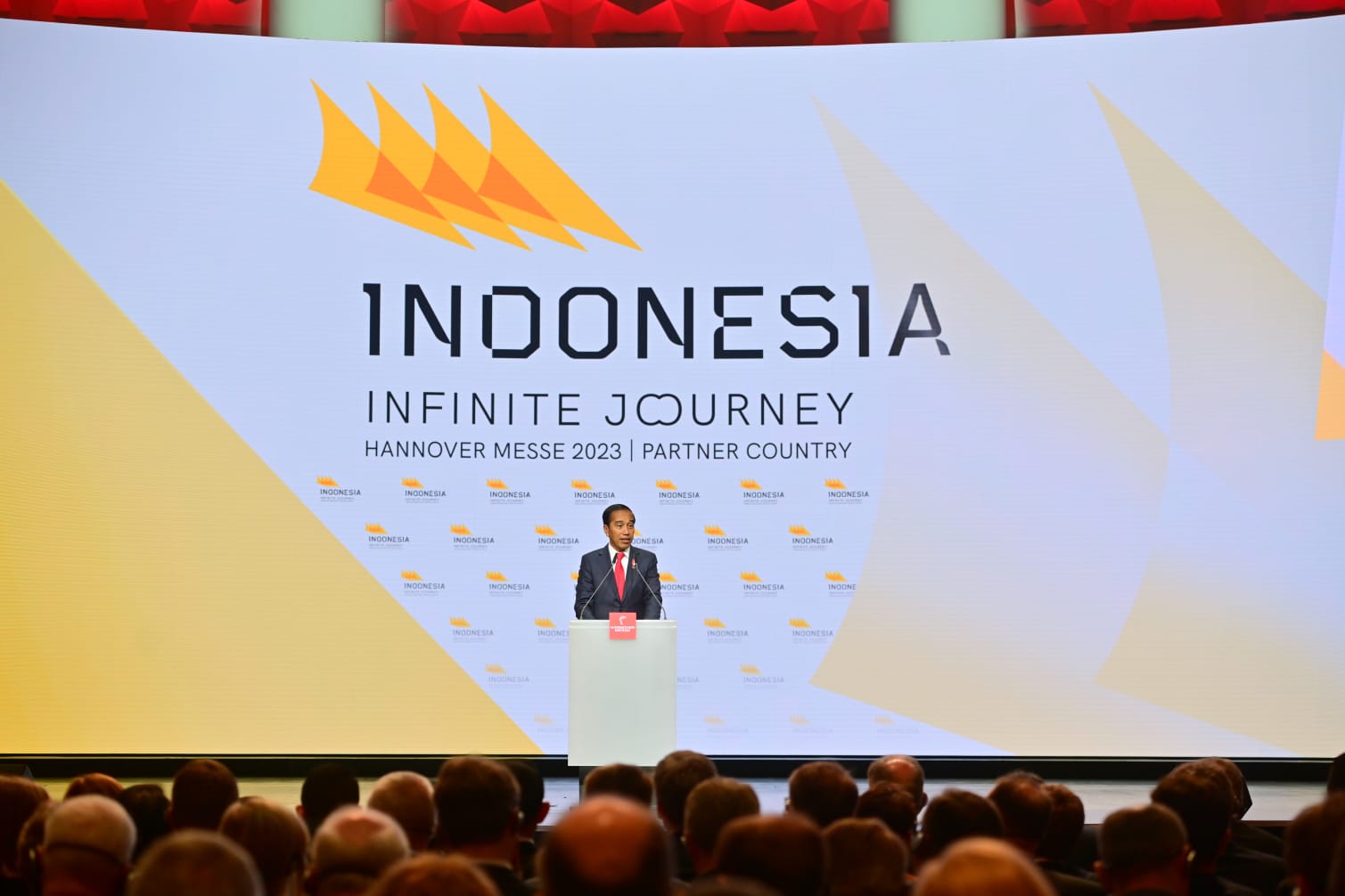 20230417 Hadiri Pembukaan Hannover Messe 2023 Presiden Tegaskan Indonesia Terbuka untuk Investasi