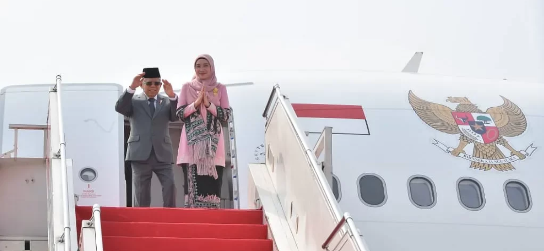 20230612 Bertolak ke Uzbekistan Wapres Bawa Misi Peningkatan Kerja Sama Bilateral