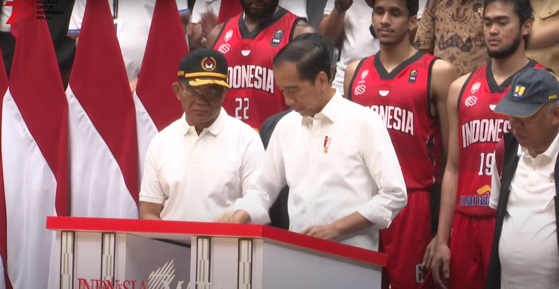 20230807 Jelang Piala Dunia Basket FIBA Presiden Resmikan Indonesia Arena