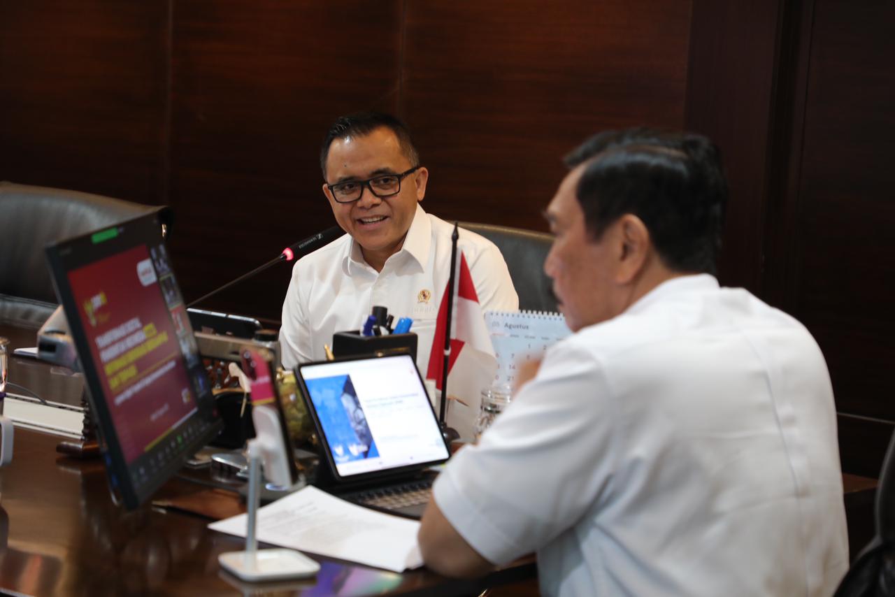 20230815 Menko Luhut dan Menteri Anas Kebut SPBE Bidang Kemaritiman dan Investasi 1