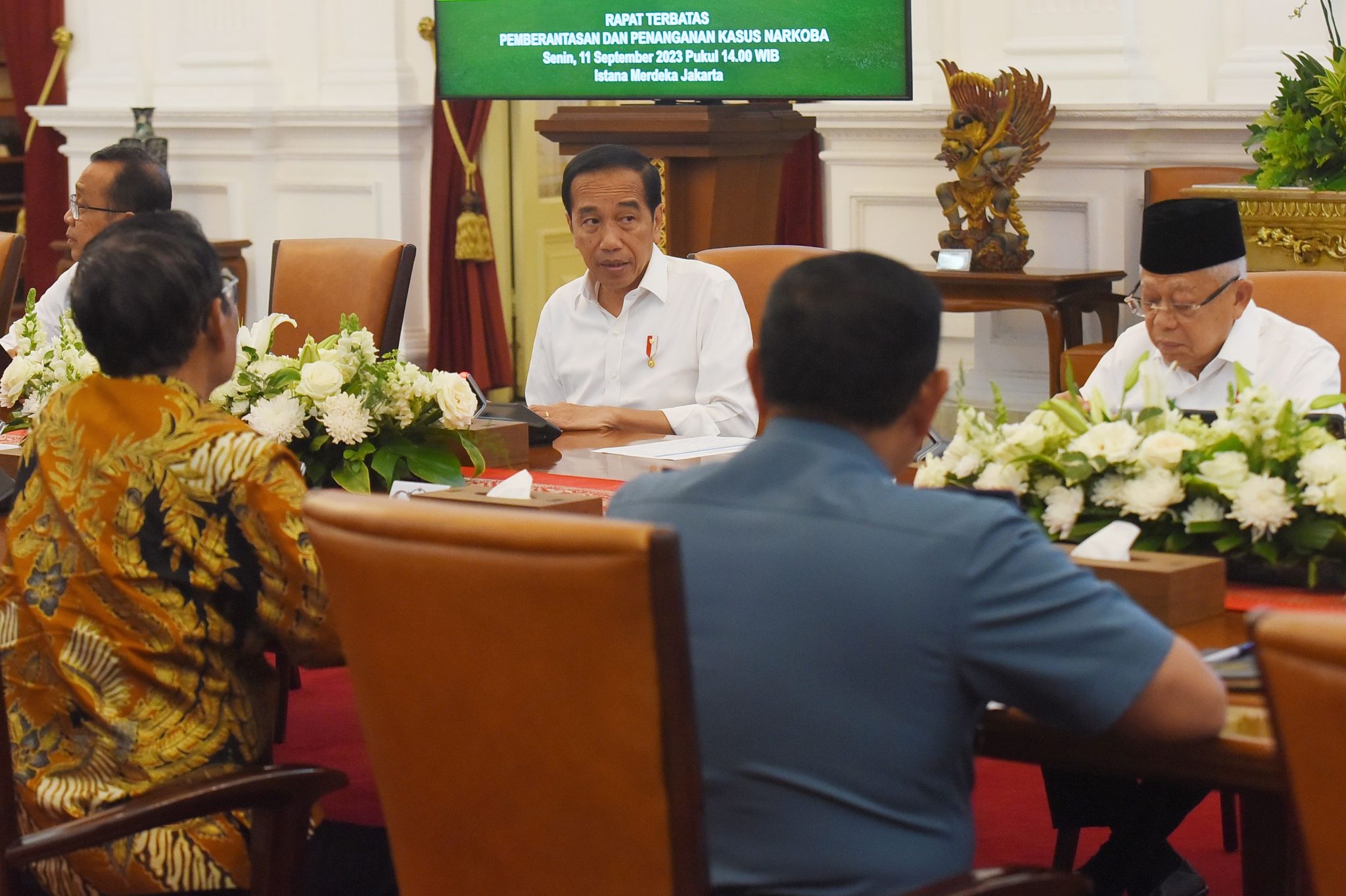 20230912 Presiden Minta Jajaran Lakukan Terobosan Dalam Pemberantasan dan Penanganan Kasus Narkoba
